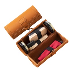 Leather shoe maintenance brown cylinder 7-piece set (XJ-T07)