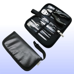 Black spray paint 11-piece pedicure set, nail clipper set