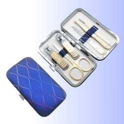 New golden ice flower nail clipper 6-piece set, complete set of home professional manicure and manicure tools
