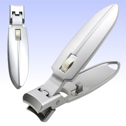 2023 New creative golden cicada shape, powder stainless steel large opening anti-splash nail clippers