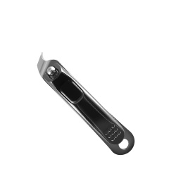 Die-cast Zinc Alloy Black Handle Eagle Beak Sharp Nose Nail Clippers (NS-8A)