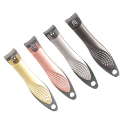 Single Household Pearl Nickel Nail Clipper Manicure Tool (NS-17)