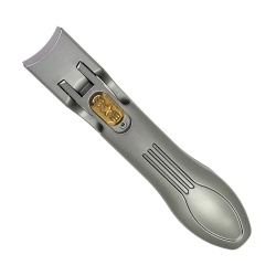 New trendy fashion flat mouth with switch folding nail clipper portable folding manicure tool (NS-24)